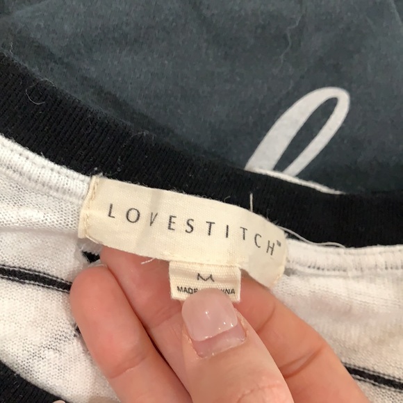LOVESTITCH RIPPED TEE - Picture 2 of 2